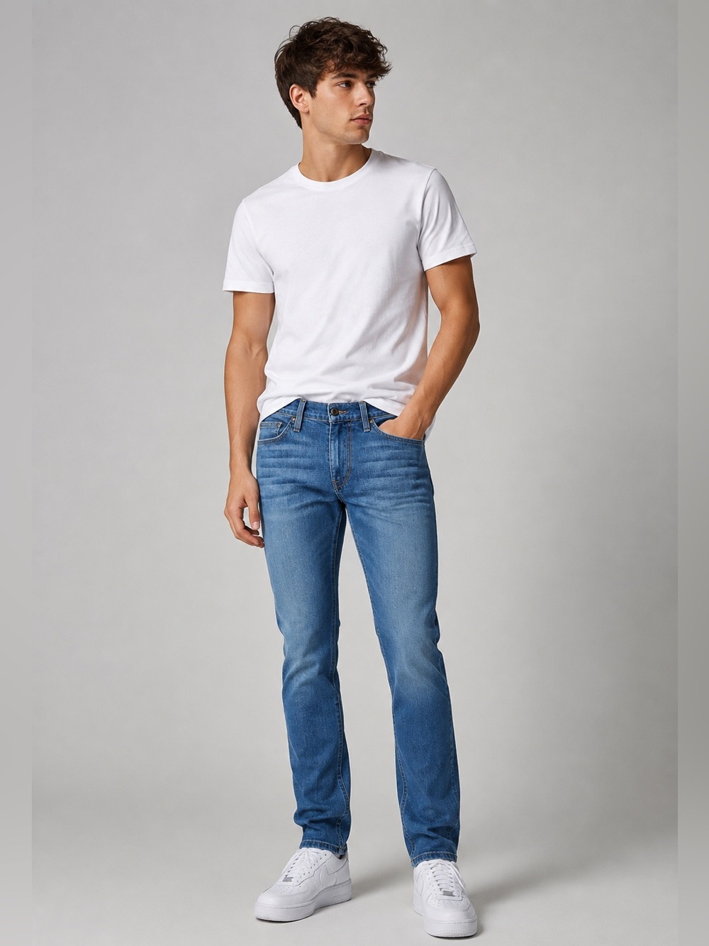 Joes Brixton Straight Narrow Winslow 28x34 Medium Wash Stretch Denim Jeans NWT